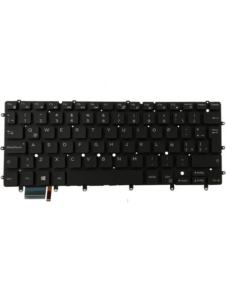 Teclado Dell Inspiron 13-7000 7347 7348 Lum Esp