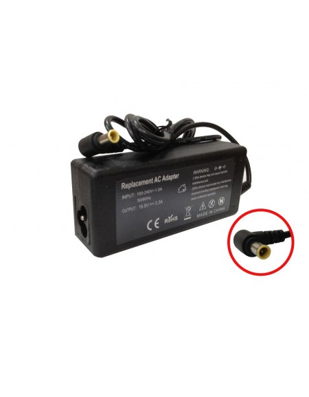 Cargador Sony Vaio PCG VGN 19.5V 3.3A 65W