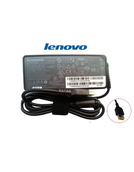 Cargador Original Lenovo 20V 3.25A 65W Rectang.