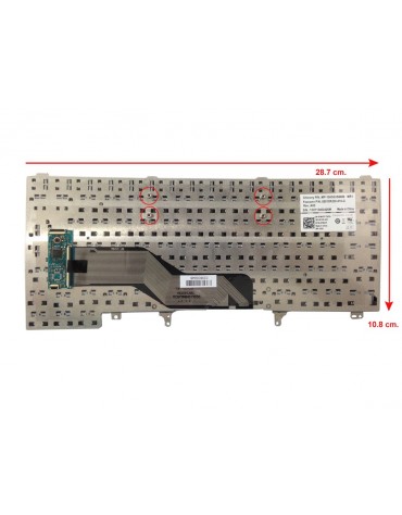 Teclado Dell Latitude E6220 E6440 Esp